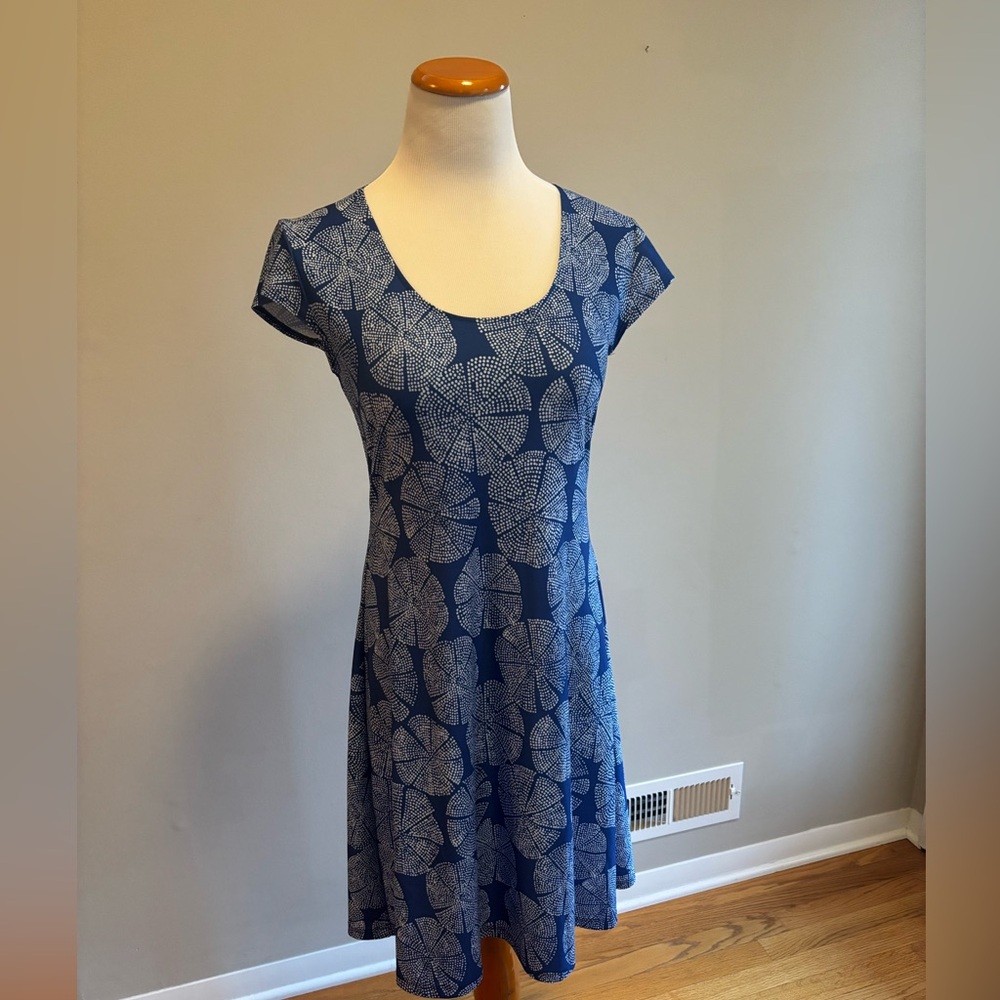 DreamDance Blue Patterned Dress